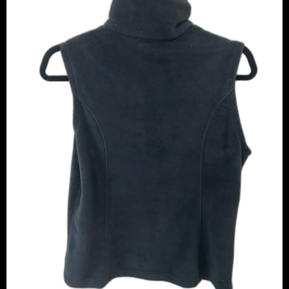 Columbia Vest Women’s Size S Color Black Full Zip Fleece - Picture 4 of 9